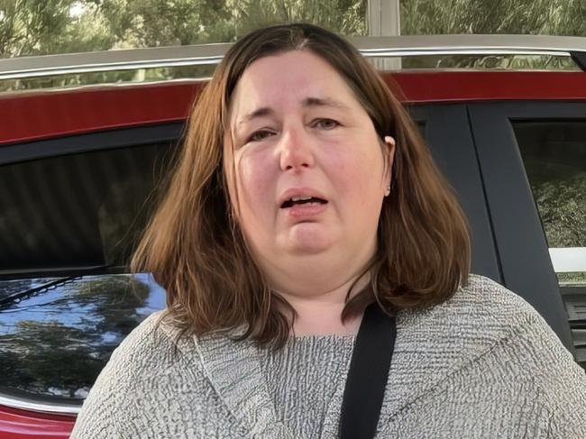 Erin Patterson, the homeowner of where the fatal lunch took place, arrived at her Leongatha property on Monday afternoon. Three people have died from eating mushrooms Picture: Brooke , Grebert-Craig.