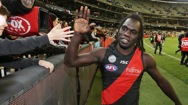 ‘Walla’ was rewarded for his hard work, and was finally drafted by Essendon in 2015. Picture: Michael Klein