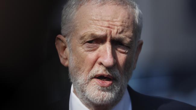 British Labour leader Jeremy Corbyn says MPs should listen to those ‘who have the most to lose’. Picture: AP