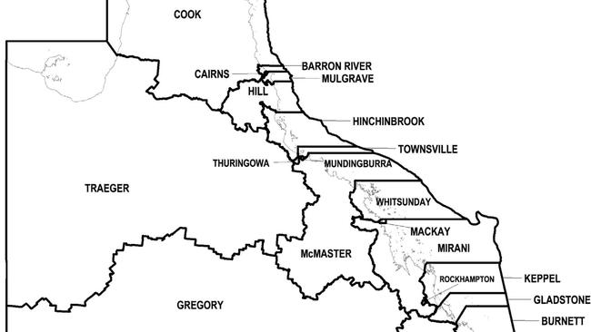 Proposed redistribution of Queensland’s state electoral districts