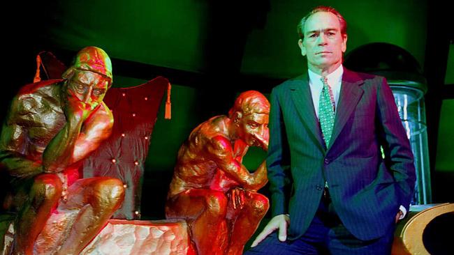 Actor Tommy Lee Jones at Warner Brothers Movie World, Gold Coast, for the premiere of the 1995 film "Batman Forever"