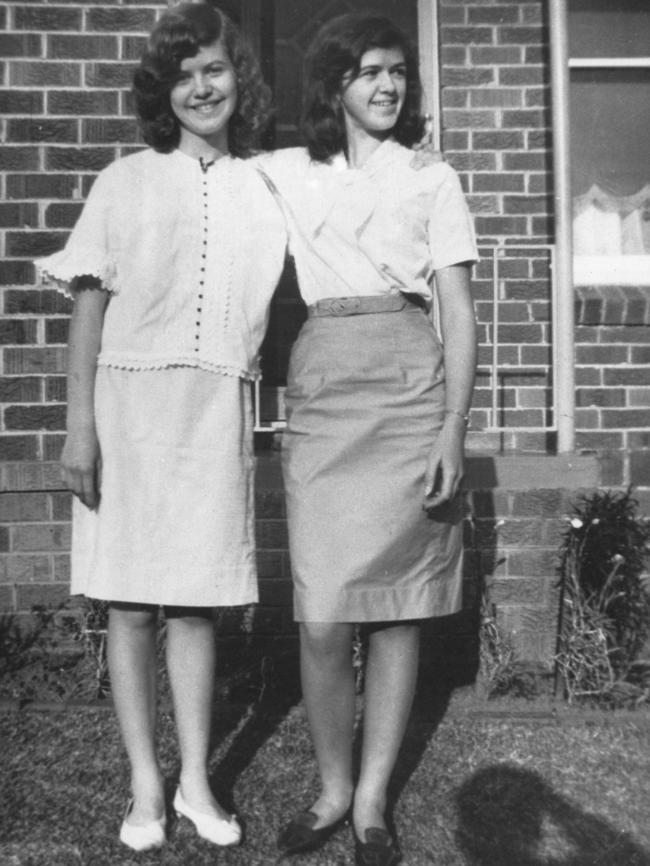 Christine Sharrock and best friend Marianne Schmidt, both 15, who were murdered at Wanda Beach in NSW in 1965. Sex monster Derek Percy is a suspect in the case.