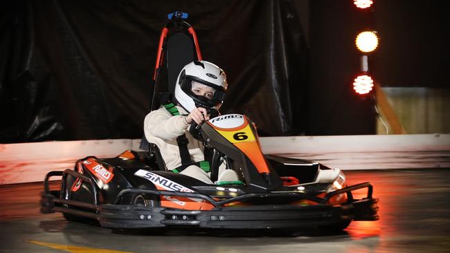 Tika MacMaster at Hyper Karting. Picture: Richard Dobson