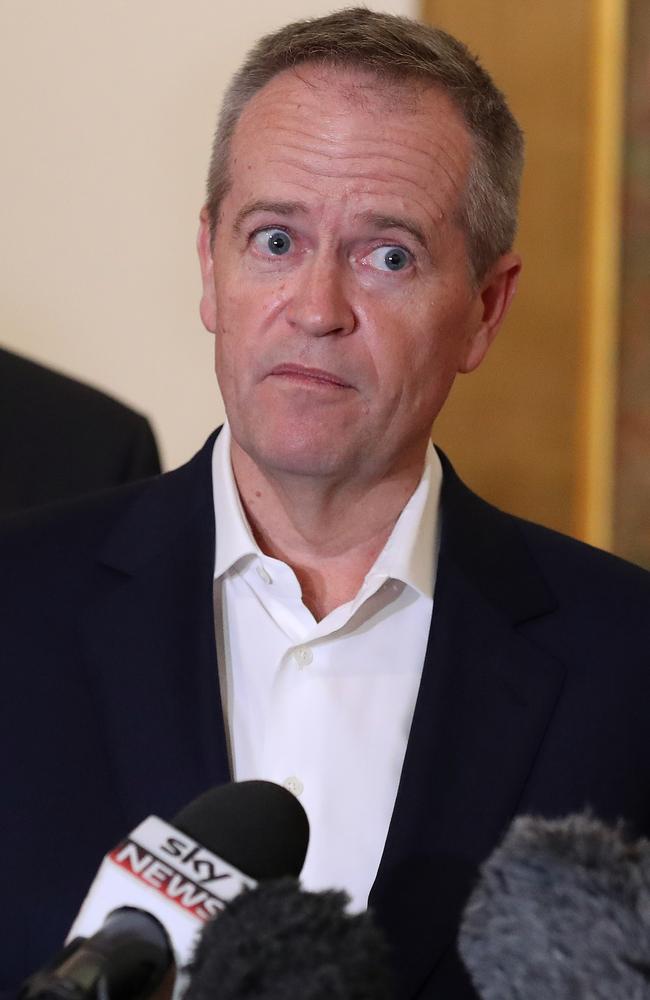 Under a Bill Shorten government, Canberra would pay superannuation contributions for mothers and fathers on government parental leave. Picture: Liam Kidston