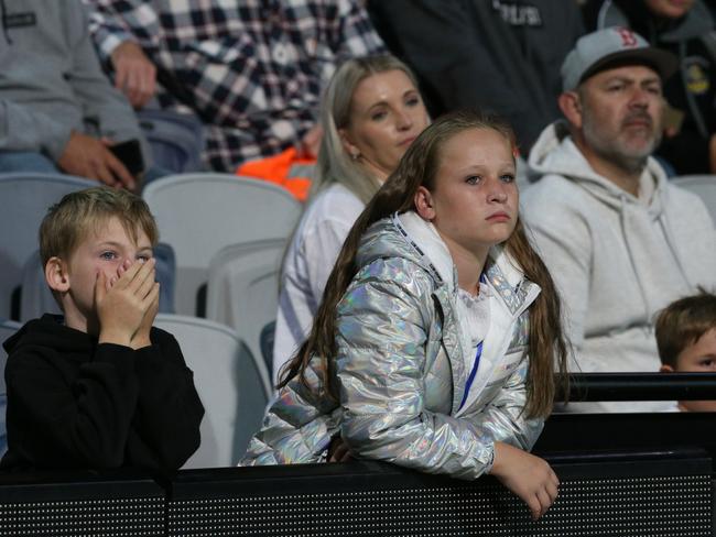 Nitro Circus at Kardinia Park on March 7, 2022. Stunts, crowd reactions, fireworks, plenty of colour. Picture: Mark Wilson