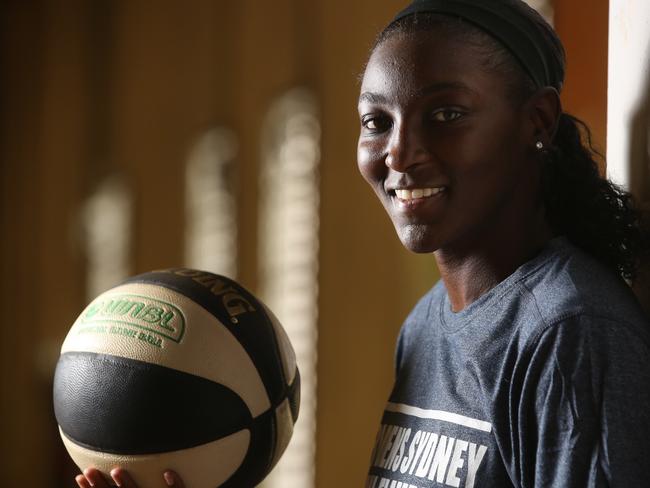 Sydney Flames player Asia Taylor. Photo: Bob Barker.