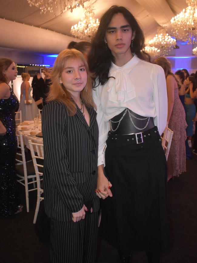 Ath Pari Polchachi and Hudson Nguyen at Queensland Academies Creative Industries formal.
