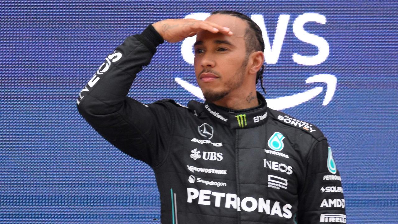 Six-time race winner Lewis Hamilton wouldn’t want to see the loss of the now-iconic Barcelona circuit. (Photo by Josep LAGO / AFP)