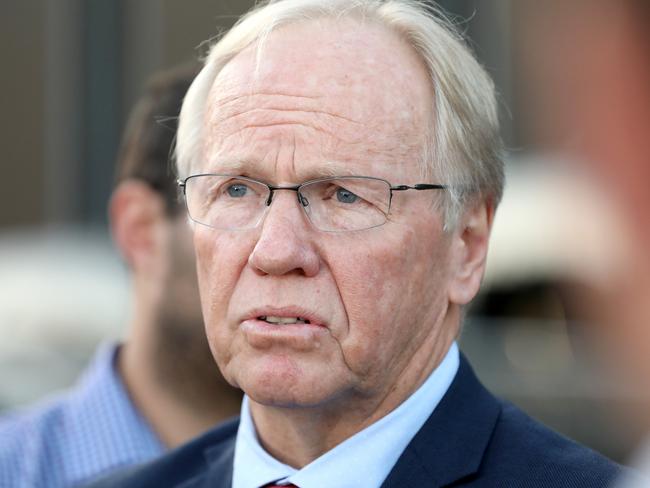 ARL chairman Peter Beattie says Folau is not welcome back to play rugby league. Picture: Damian Shaw