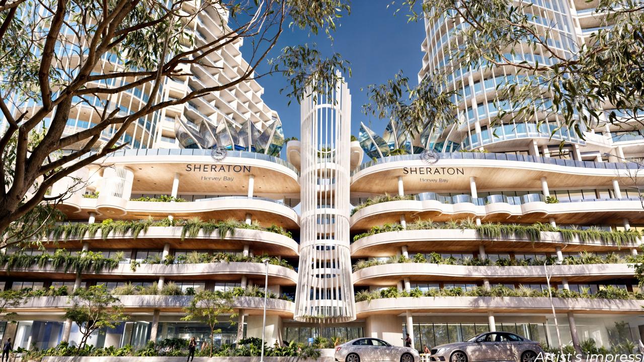 Sheraton at Hervey Bay artist impressions