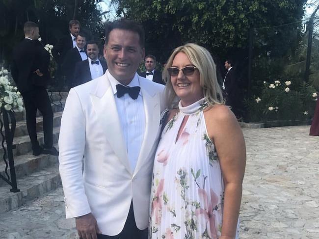 Karl Stefanovic and his agent of 17 years, Sharon Finnigan.