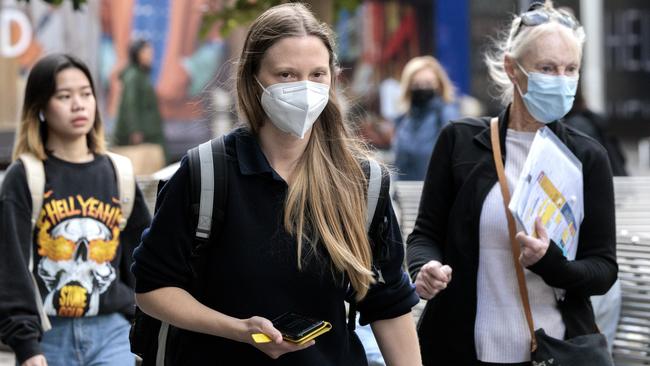 Melbourne CBD is still sluggish on weekdays. Picture: David Geraghty