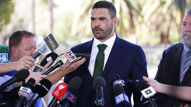 Greg Inglis didn’t want to step down from the captaincy. (Brett Costello)