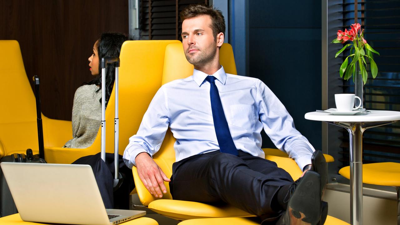 Remember, business class points are earned through sitting on your butt. Picture: iStock.