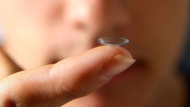 Scientist have developed contact lenses that can zoom in and out. Picture: Martin Lange