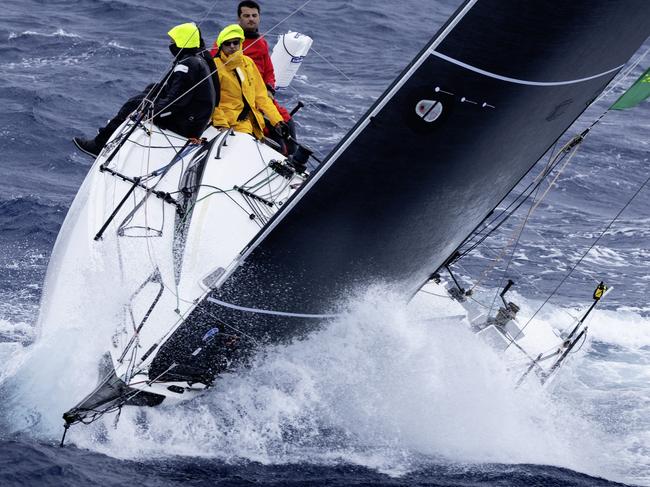 SYDNEY TO HOBART 2023 - 27 DECEMBER:  ATOMIC BLONDE, Sail no: R 1180, Owner: Simon Torvaldsen, Design: JPK 11.80, Country: AUS Picture: ROLEX / Andrea Francolini