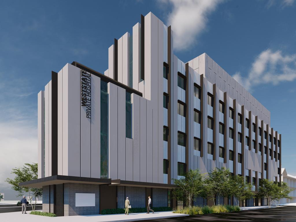 New conceptual image of Townsville's Weststate Private Hospital. Picture: Supplied