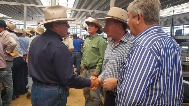 Barnaby at Tamworth Sale-yards press conference