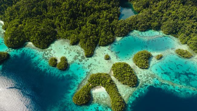 The lagoons of Raja Ampat in Indonesia's West Papua province.