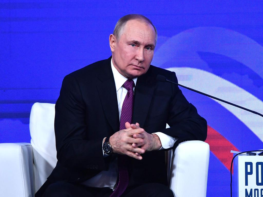 Russian President Vladimir Putin has made another veiled nuclear threat to the west. Picture: AFP