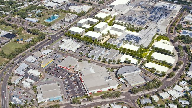 An artist’s impression of the Casuarina Shopping Centre concept masterplan. Picture: Sentinel Property Group