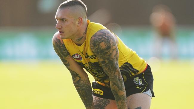 Dustin Martin is set to return for the Tigers this weekend.