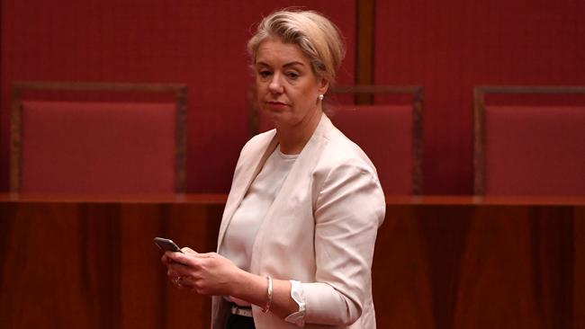 Minister for Agriculture Bridget McKenzie in Senate chamber at Parliament House in Canberra, Monday, December 2, 2019. (AAP Image/Mick Tsikas) NO ARCHIVING