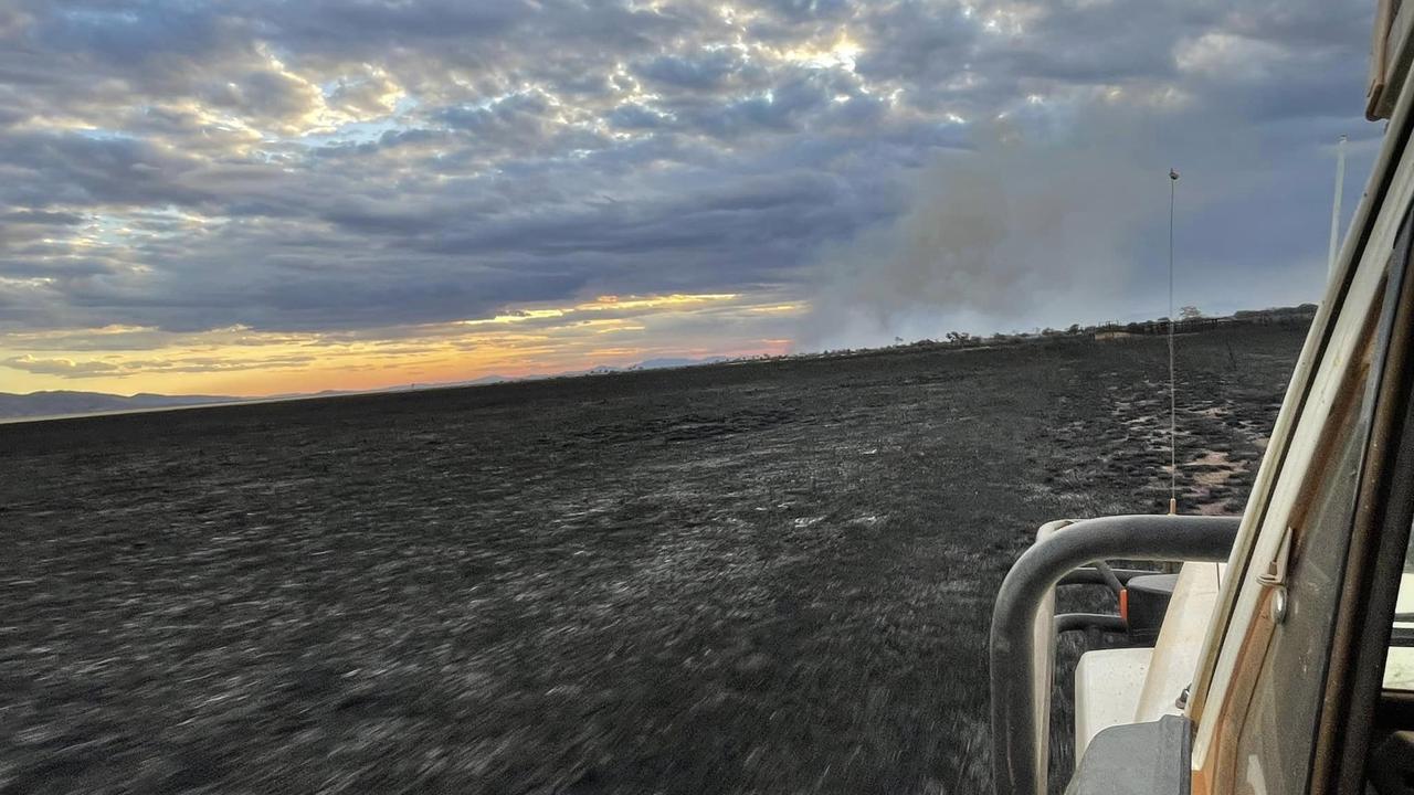 Locals claim many were deliberately lit. Picture: Facebook / Sandover Pastoral Company