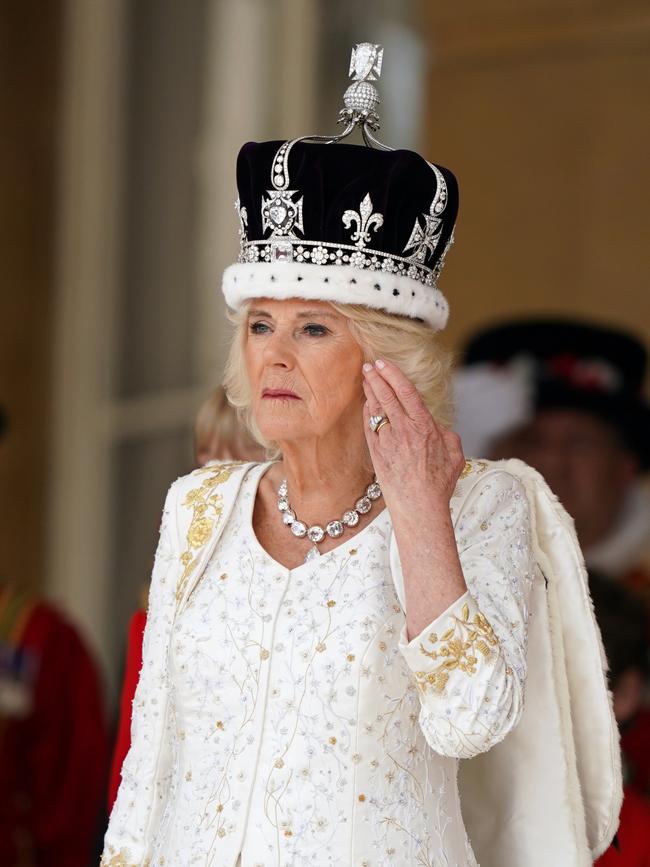 ‘Calm centre’: Queen Camilla after the coronation. Picture: WPA Pool/Getty Images