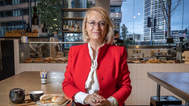 Lord Mayor Sally Capp is one of the possible successors to take up the governor role. Picture: Jake Nowakowski