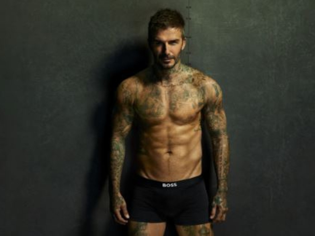 David Beckham signed a deal with German luxury brand BOSS in 2024. Picture: Supplied