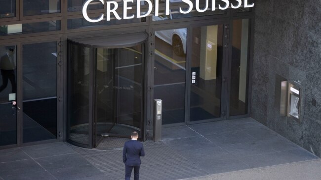Credit Suisse has been taken over by rival UBS in a deal worth $US3.25 billion, a move regulators hope will restore confidence in the banking system. Picture: Arnd Wiegmann/Getty Images