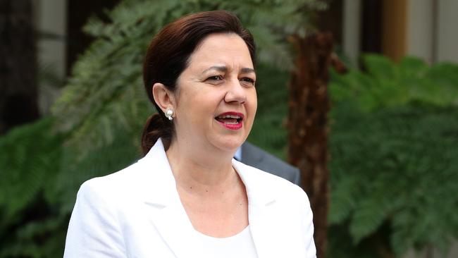 Queensland Premier Annastacia Palaszczuk is standing firm on her state’s border closure. Picture: Liam Kidston