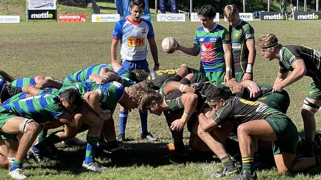 GPS and Wests packing a scrum