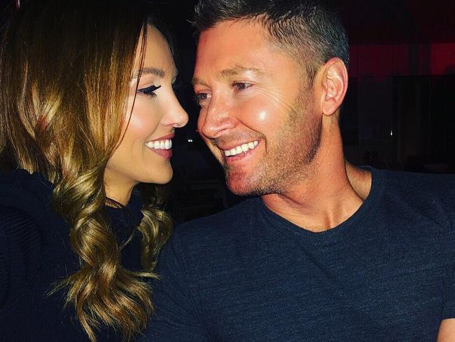 Kyly Clarke and Michael Clarke. Picture: kylyclarke/Instagram