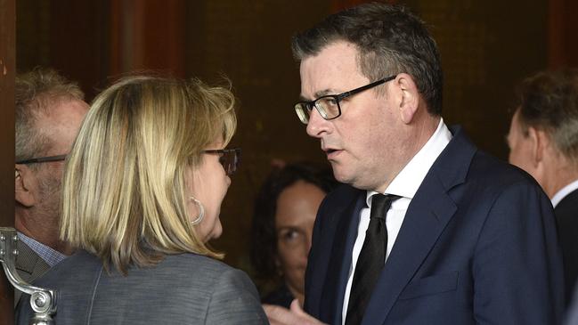 Victorian Premier Daniel Andrews and Deputy Premier Jacinta Allan. Picture: NCA NewsWire/Andrew Henshaw