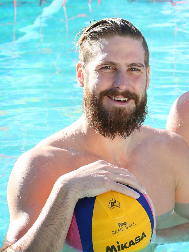 Australian water polo player Rhys Howden lives in New Farm and is a former Indooroopilly State School student. Photograph Renae Droop