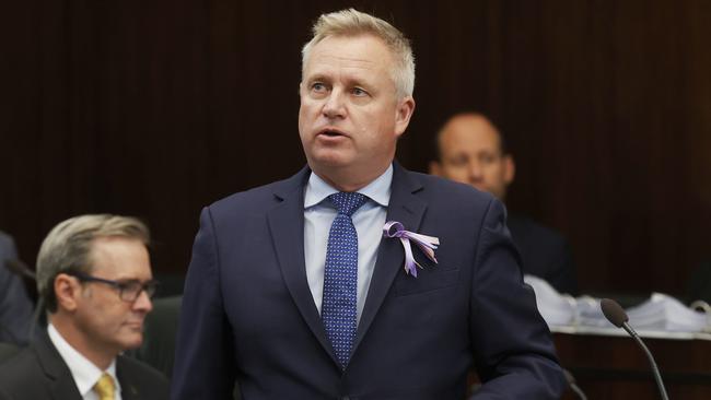 Premier Jeremy Rockliff at the final question time in the Tasmanian parliament for 2023. Picture: Nikki Davis-Jones