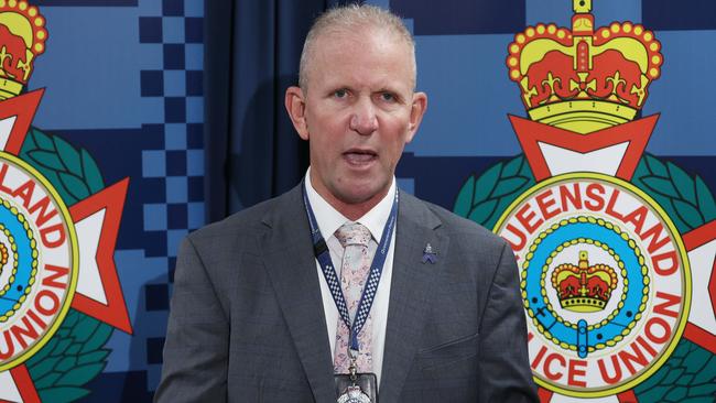 Queensland Police Union president Ian Leavers. Picture: Liam Kidston