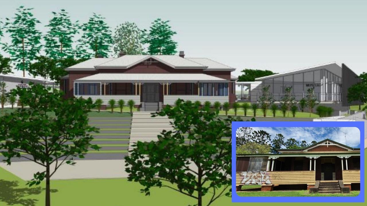 PROPOSED: The old superintendent's building on the Baillie Henderson Hospital site along Hogg Street will be transformed into a beautiful museum, cafe and function/performance space by the Toowoomba Hospital Foundation.