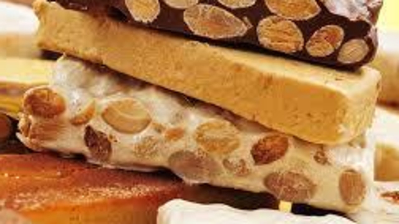 Spanish turron, which is popular at Christmas