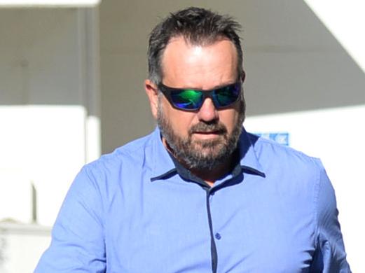 Dennis Hoyn leaves Wollongong Court . Involved in the Goran Despotovski case. Facing allegations he took a bribe in exchange for giving alleged members of multi-million dollar drug syndicate sensitive information from police criminal data base. Photo Jeremy Piper