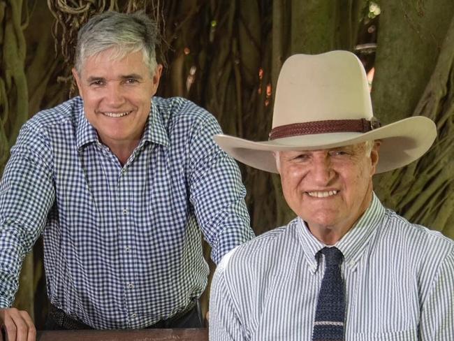 KAP Leichhardt Federal Candidate Rod Jensen, MP Robbie Katter and MP Bob Katter. Source: Supplied.