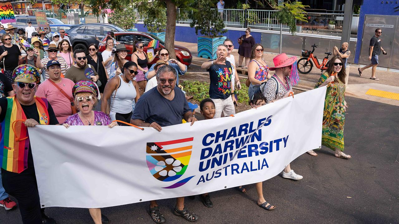 Thousands attended the 2023 Top End Pride March through Darwin City on Saturday, June 24. Picture: Pema Tamang Pakhrin