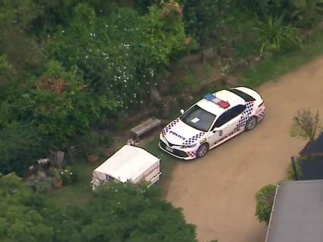 Police were called to a property on McLean Rd at Mount Mee about 8.30pm on Wednesday following reports of an assault. Picture: 9 News Queensland