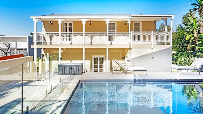 The home has four bedrooms, five bathrooms, a pool and a gym. Photo: Supplied