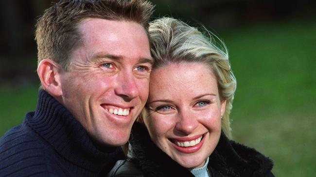 Glenn and Jane McGrath in 1999. Picture: File