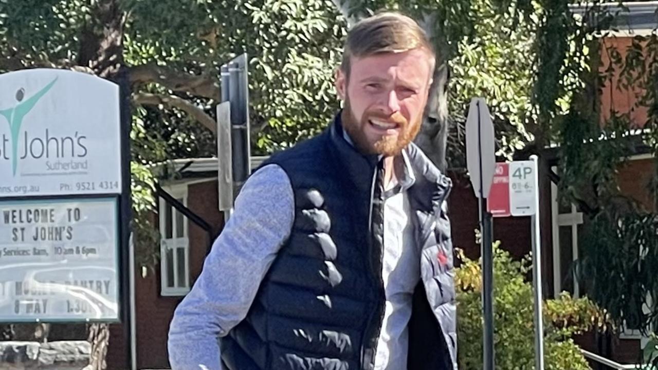 Patrick Gooch, 28, was sentenced at Sutherland Local Court for dangerous driving when he travelled 150km in 100 zone on the M5 after he became enraged someone honked him. Picture: Ashleigh Tullis