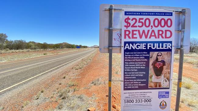 Police have offered a $250,000 reward for information about the disappearance of Territory mum Angie Fuller.