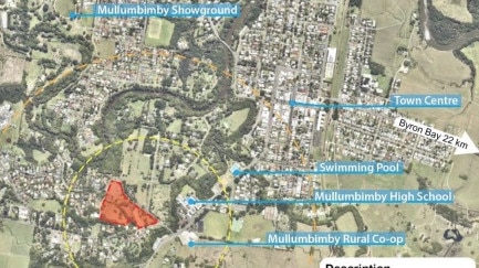 The land parcel is close to schools and services. Picture: Byron Shire News